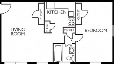 一室一卫. Floor plans vary in size and layout. please contact agent for details