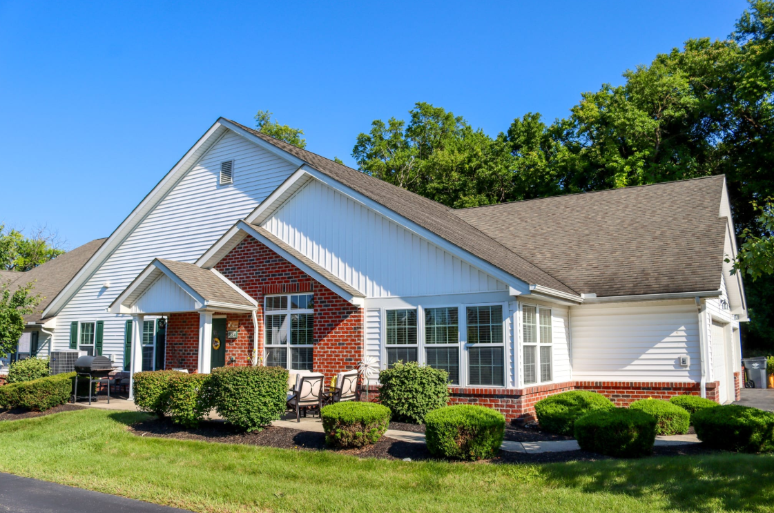 Ranch-style apartments at The Glen at Taylor Square in Reynoldsburg, Ohio.
