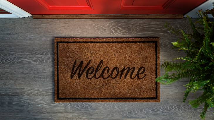 welcome home mat 