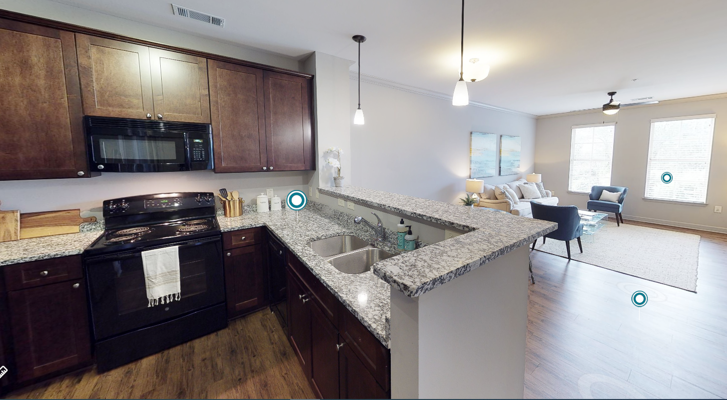 2 Bedroom, 2 Bath (1060 SF)