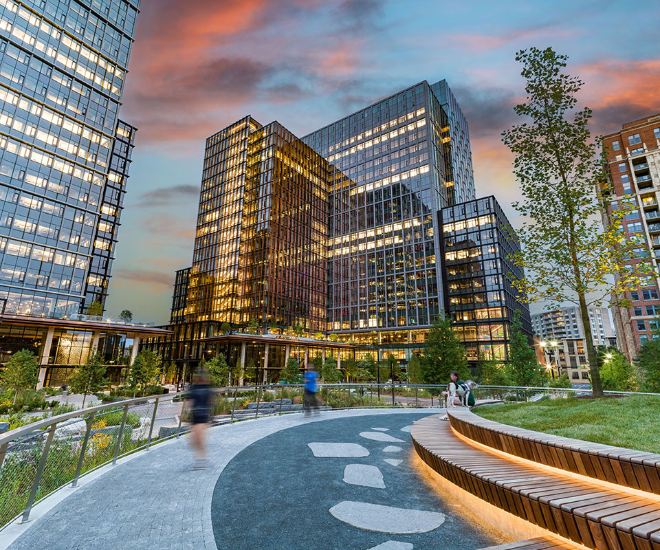 National Landing, in Arlington, Virginia, builds its free programming around its parks.
