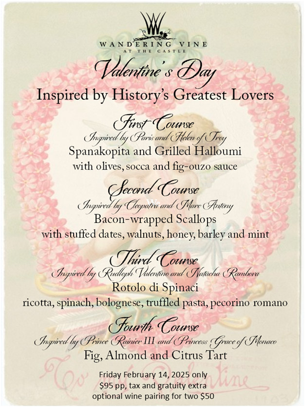 Wandering Vine Valentine's Dinner