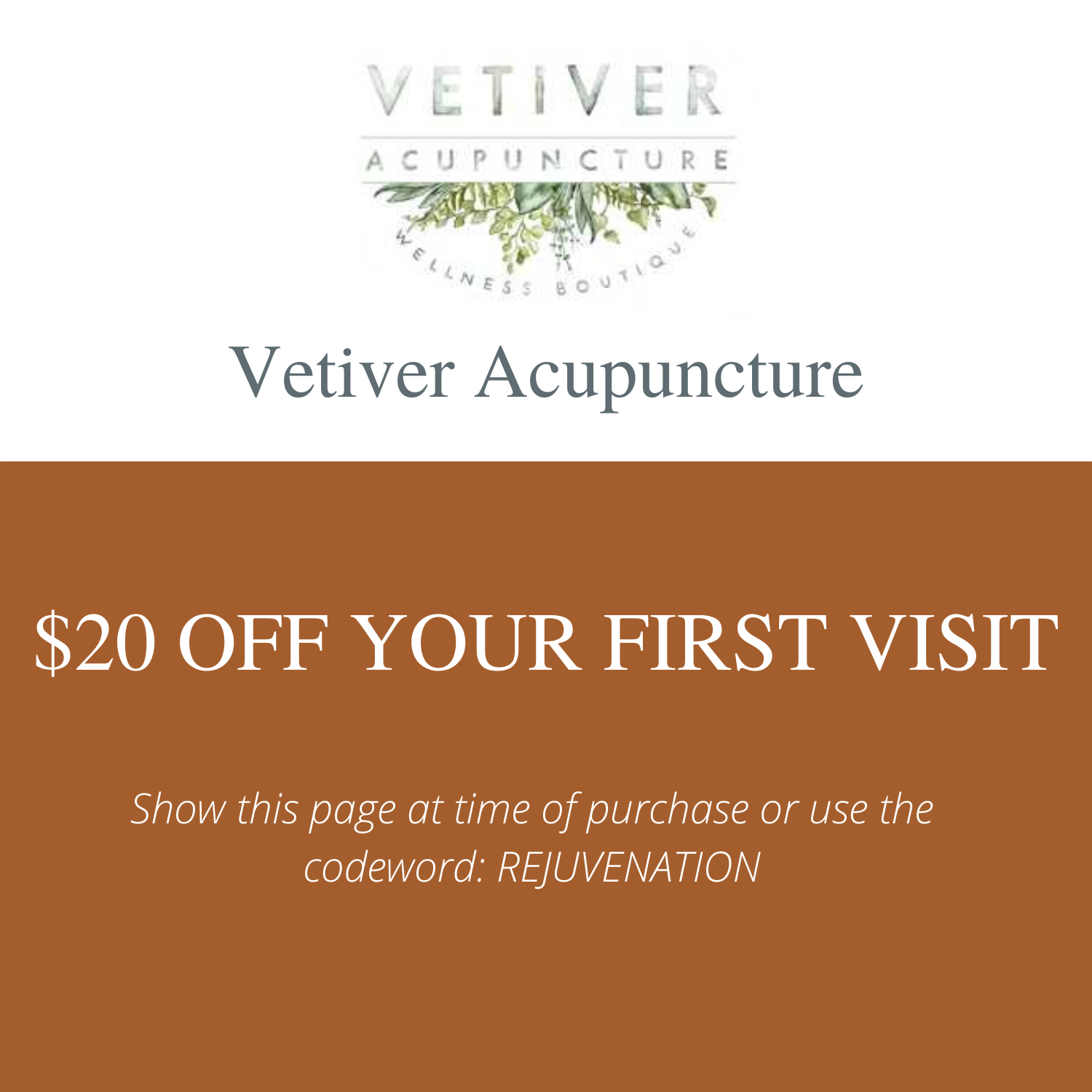 Vetiver Acupuncture Flyer
