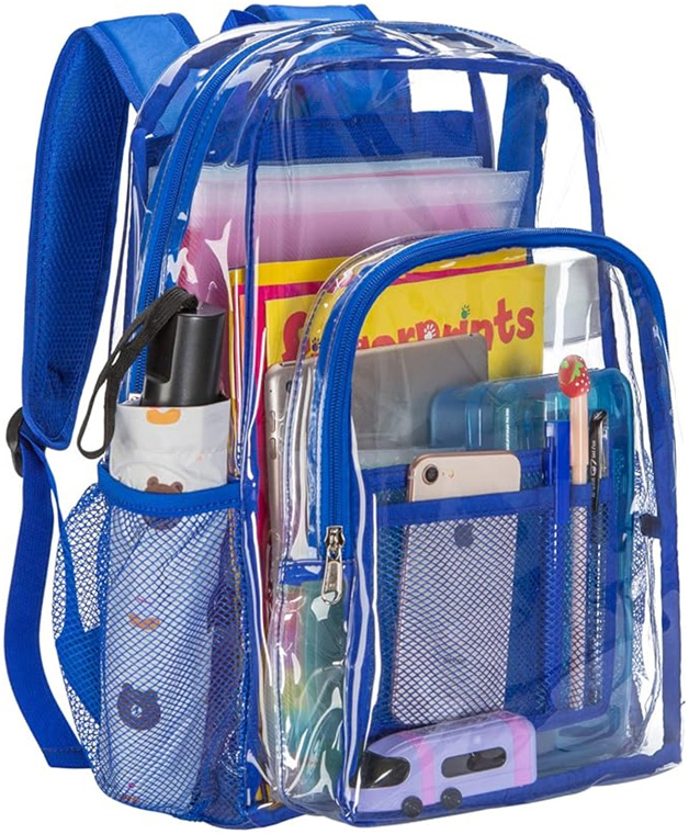 Kids clear backpack
