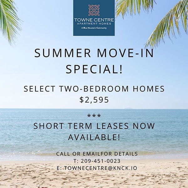 Towne Centre Spring Move In Special pop up