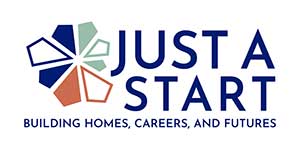LOGO - Just A Start: Building homes, careers and futures.