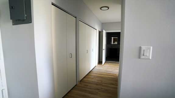 Finished apartment interior at Ft. Washington