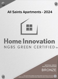 NGBS Green Certified - Bronze level