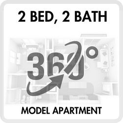 2 bedroom virtual tour Cedar Village Apartments Model