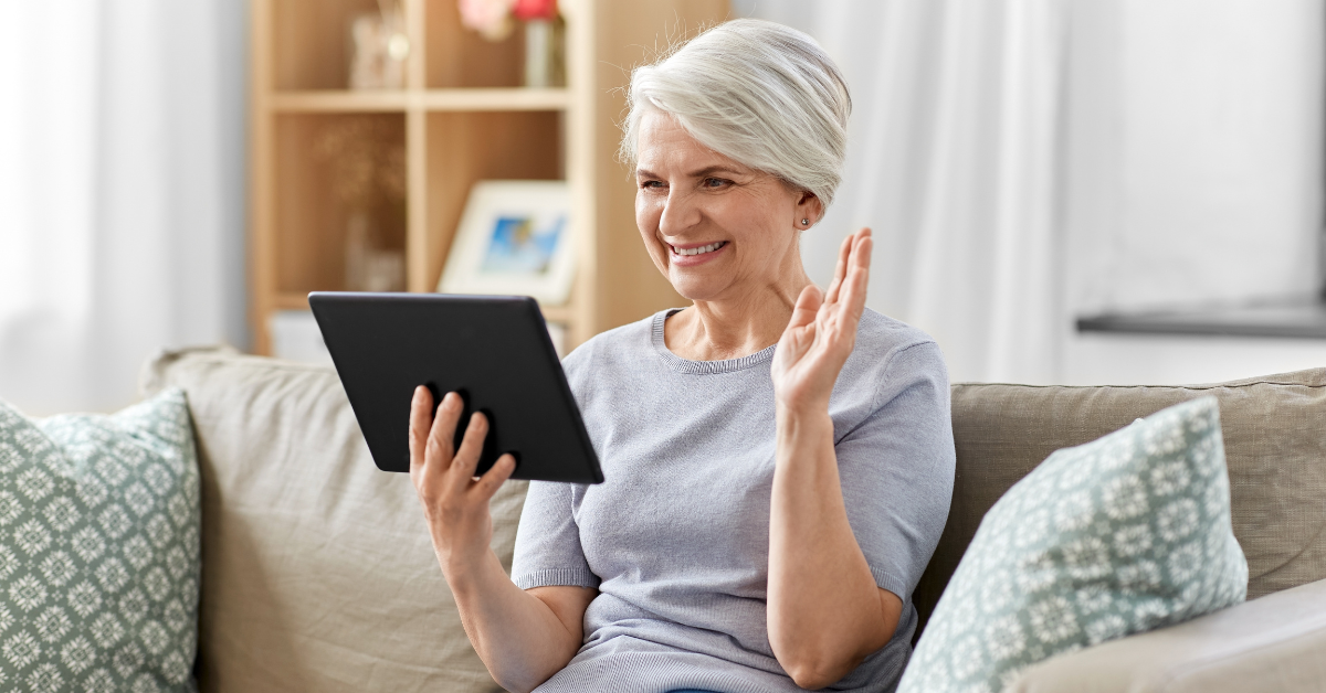 miles apart from grandparents in independent living