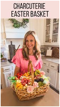 charcuterie Easter basket