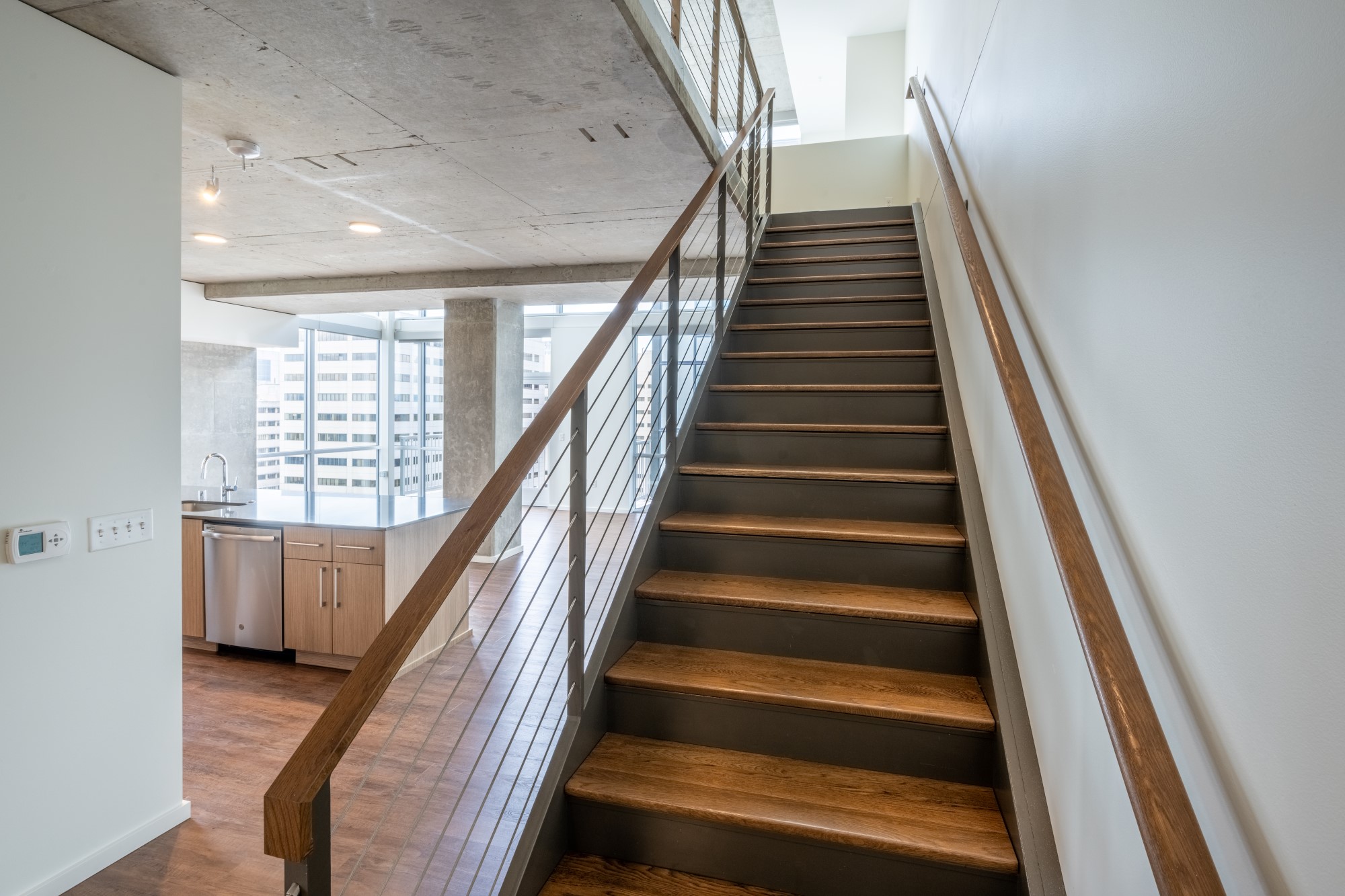 The Danforth Apartments Penthouse Staircase