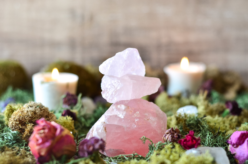 Utilize crystals in your apartment to boost positivity.