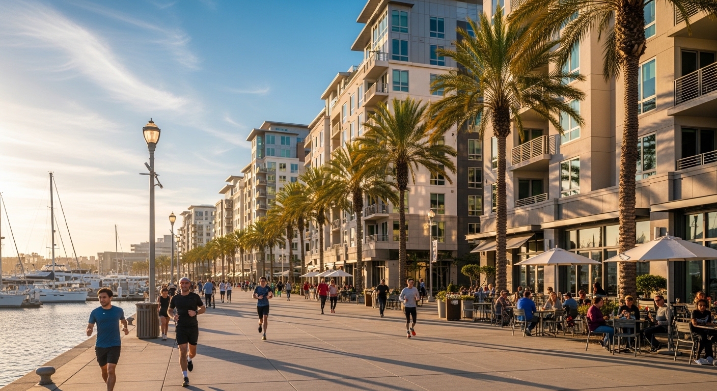 Downtown San Pedro waterfront and walkable neighborhood