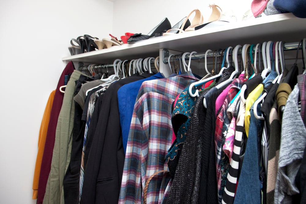 If you start running out of closet space, use these tips.