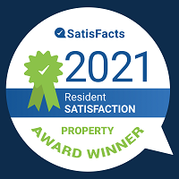 Satisfacts 2021 Resident Satisfaction Property Award Winner