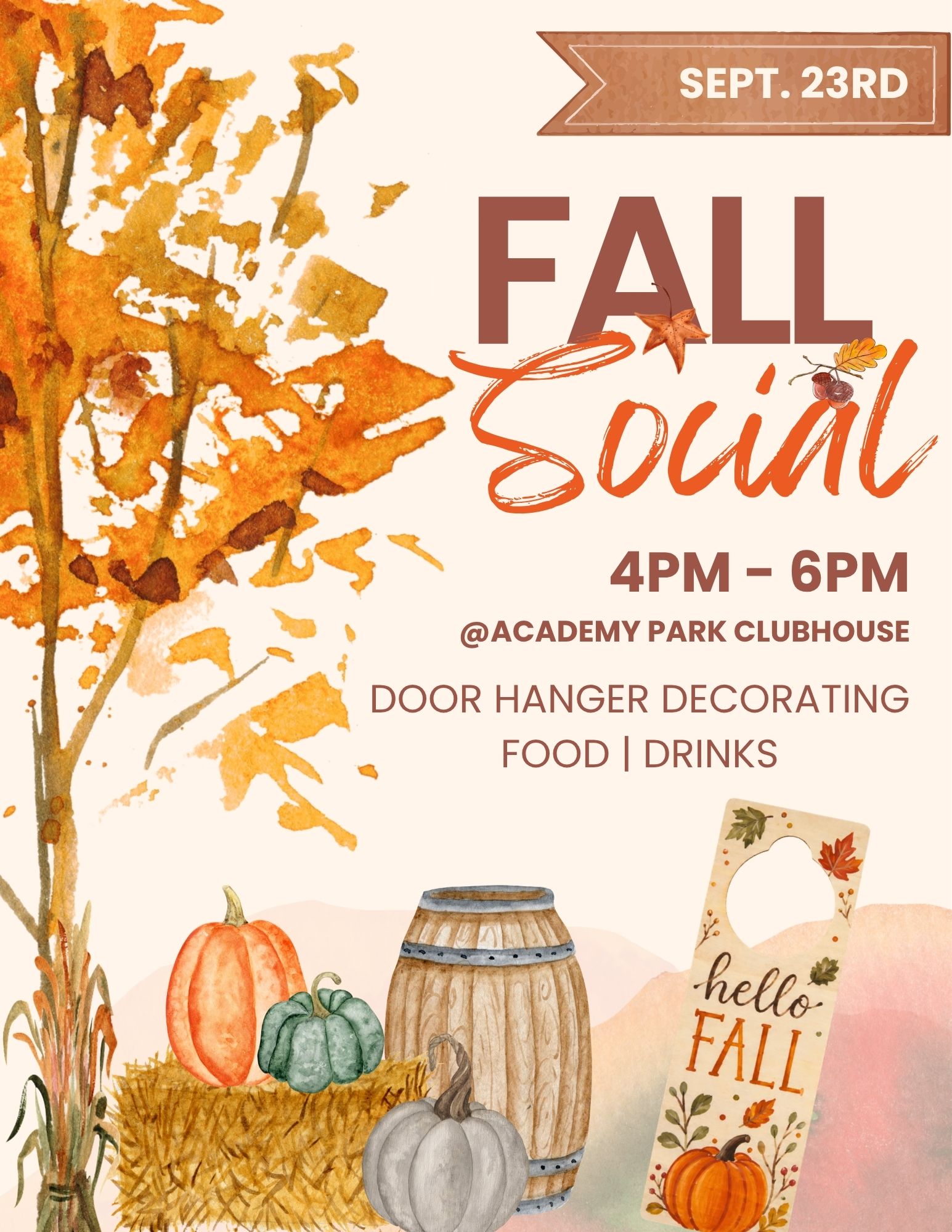 fall social