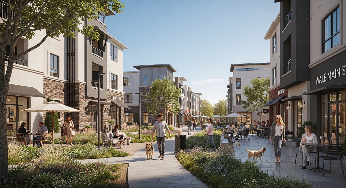 Luxury apartments in Santa Clarita CA near Old Town Newhall with modern amenities and walkable lifestyle features