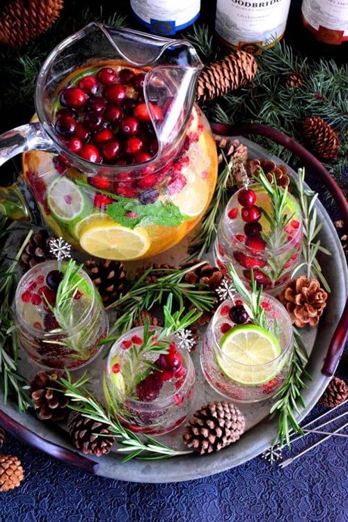 holiday drink station