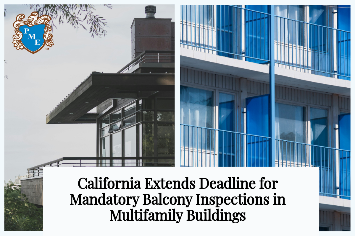 The deadline for balcony inspections has been extended to 2026. Learn what this means for property owners and how to stay compliant with California law
