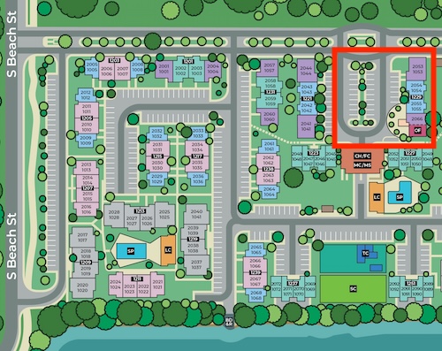 12th & Beach Tour Parking Area