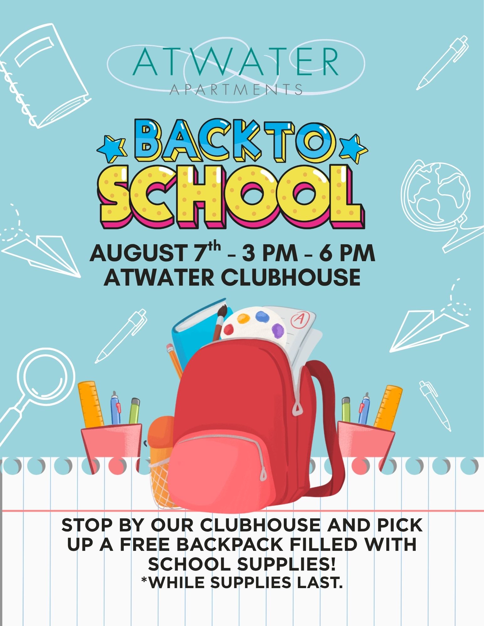 backpack giveaway