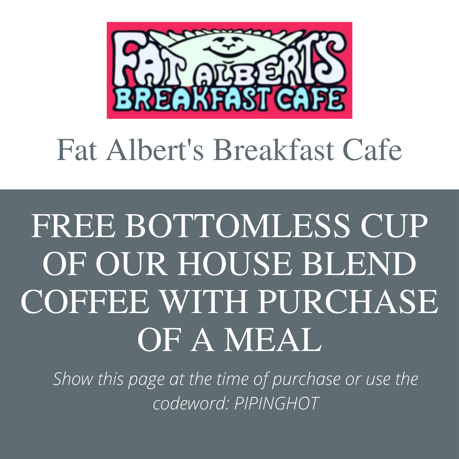 Fat Albert's Breakfast Cafe
