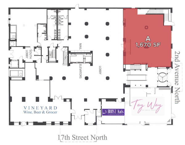 Thomas Jefferson Tower apartments in birmingham, alabama available commercial space