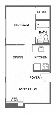 Suite A Floorplan