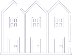 Three houses are shown in the image.