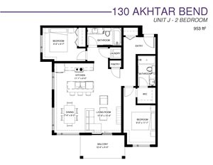 Unit J - 2 Bedroom