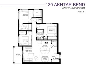 Unit K - 3 Bedroom