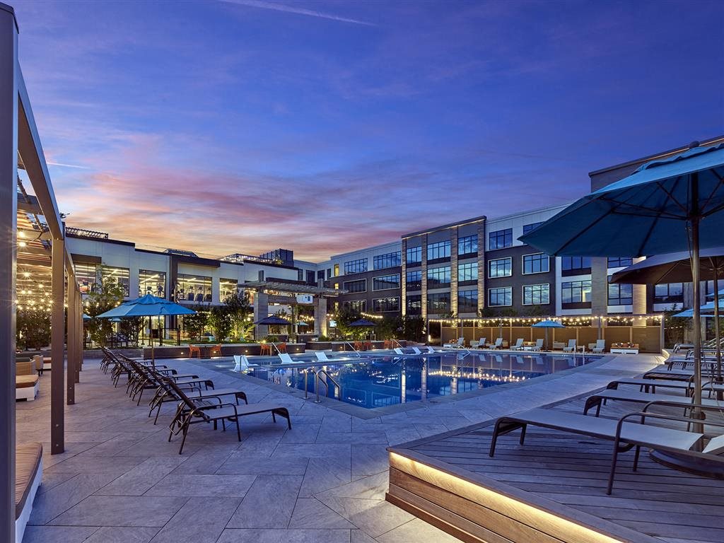 Overall View of Outdoor Amenities and Pool