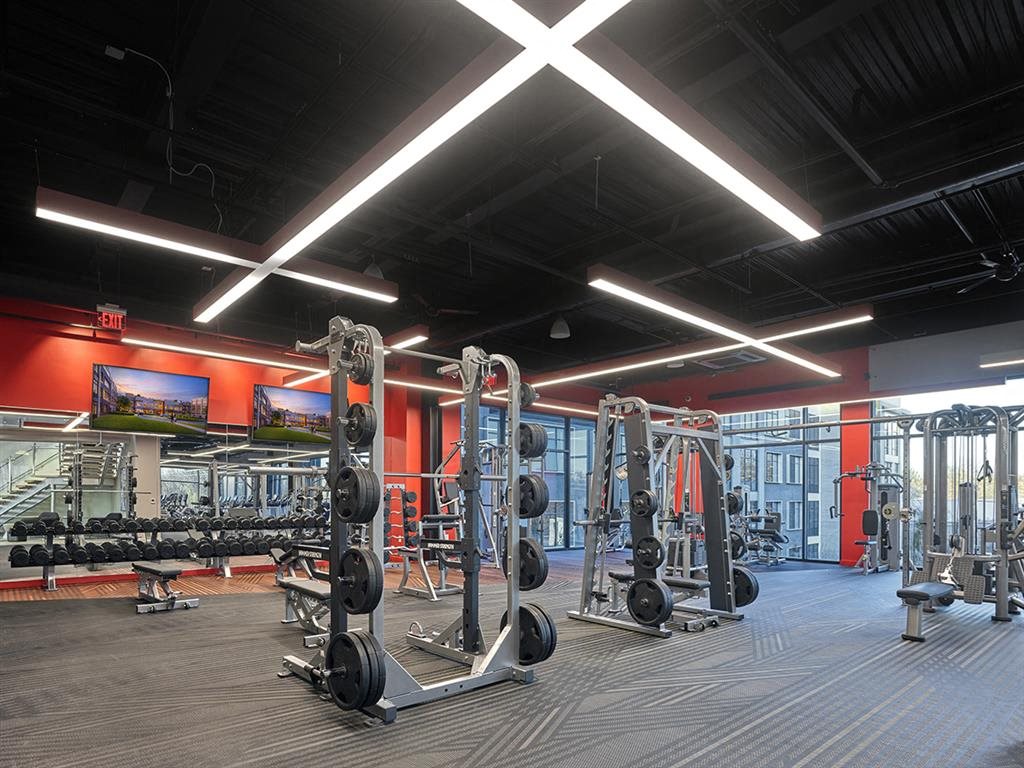Fitness Center with Weights