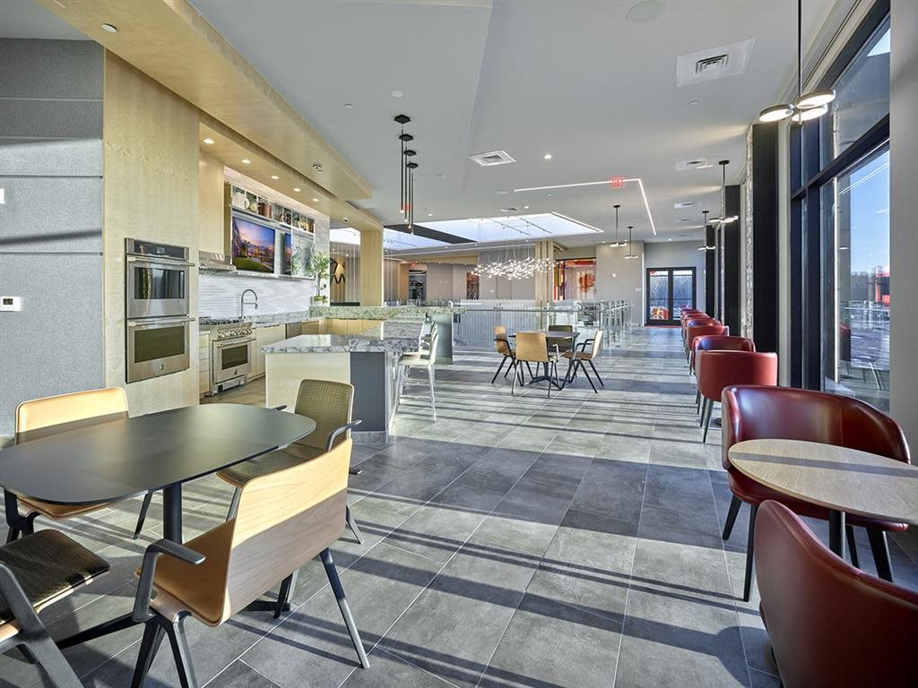 Long view of Demonstration Kitchen