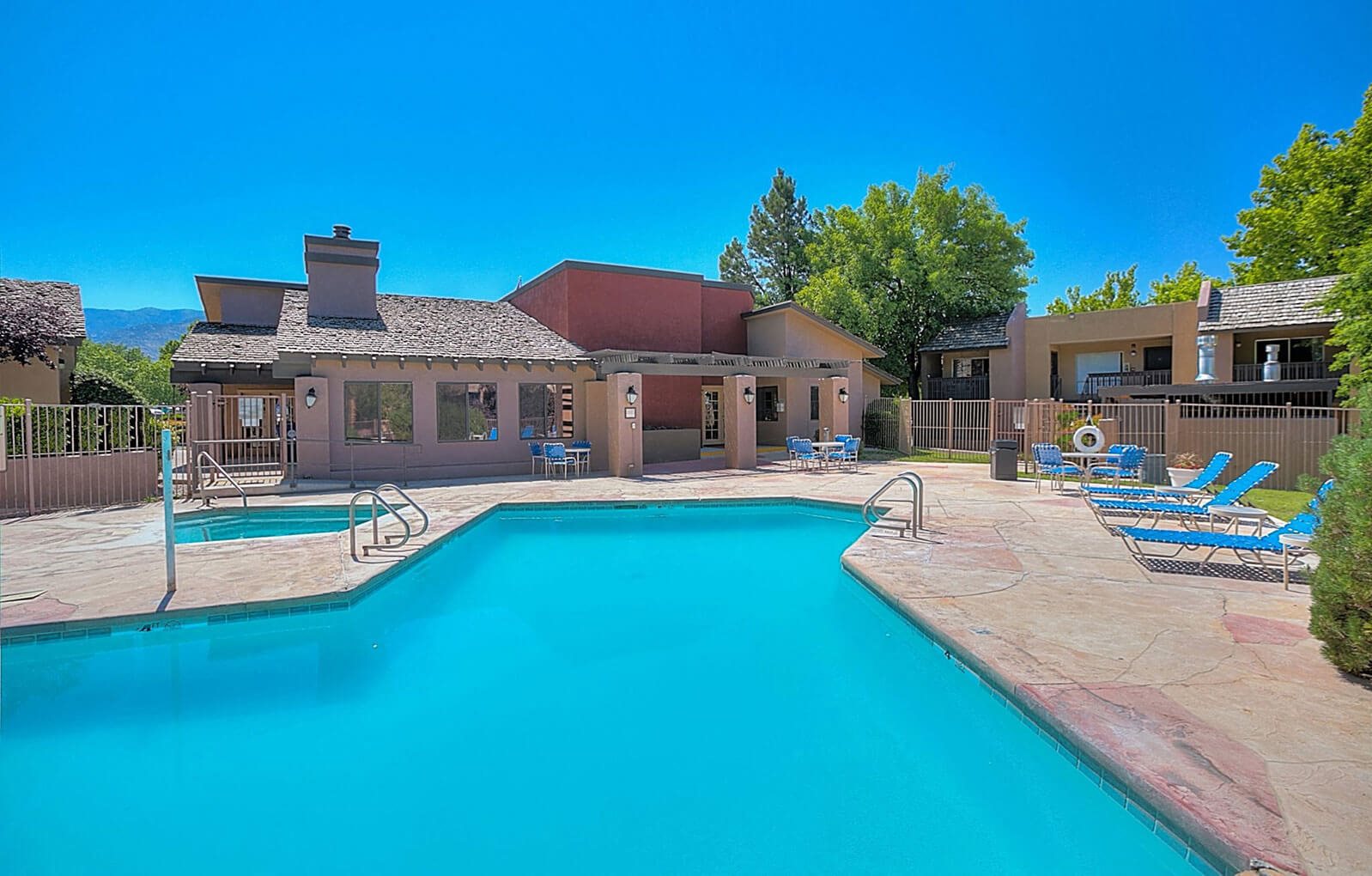 Resort-Style Pool at Eagle Point Apartments, Albuquerque, New Mexico