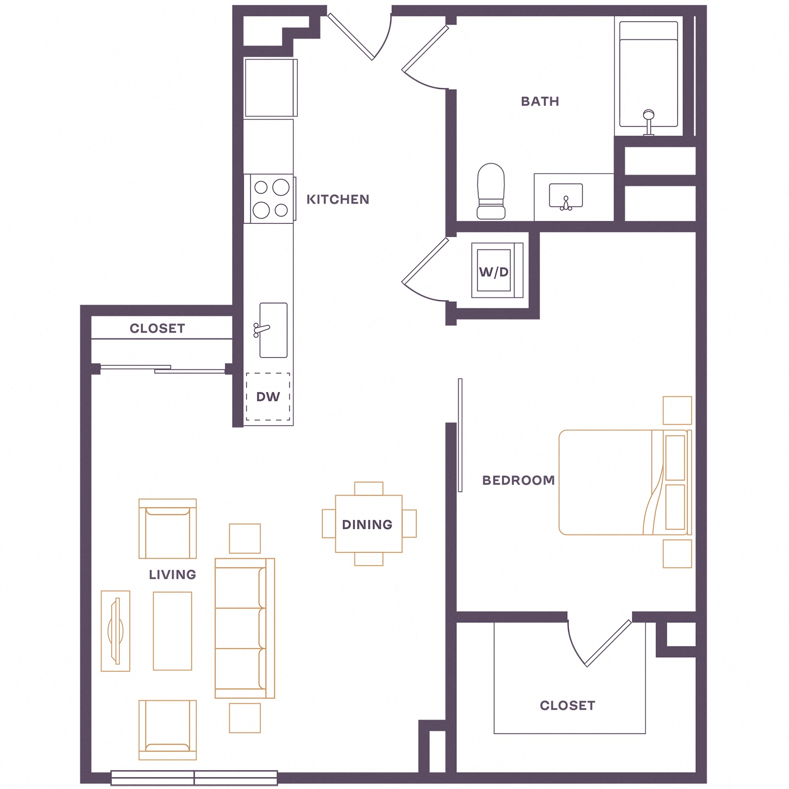 Floor plan layout diagram for A12