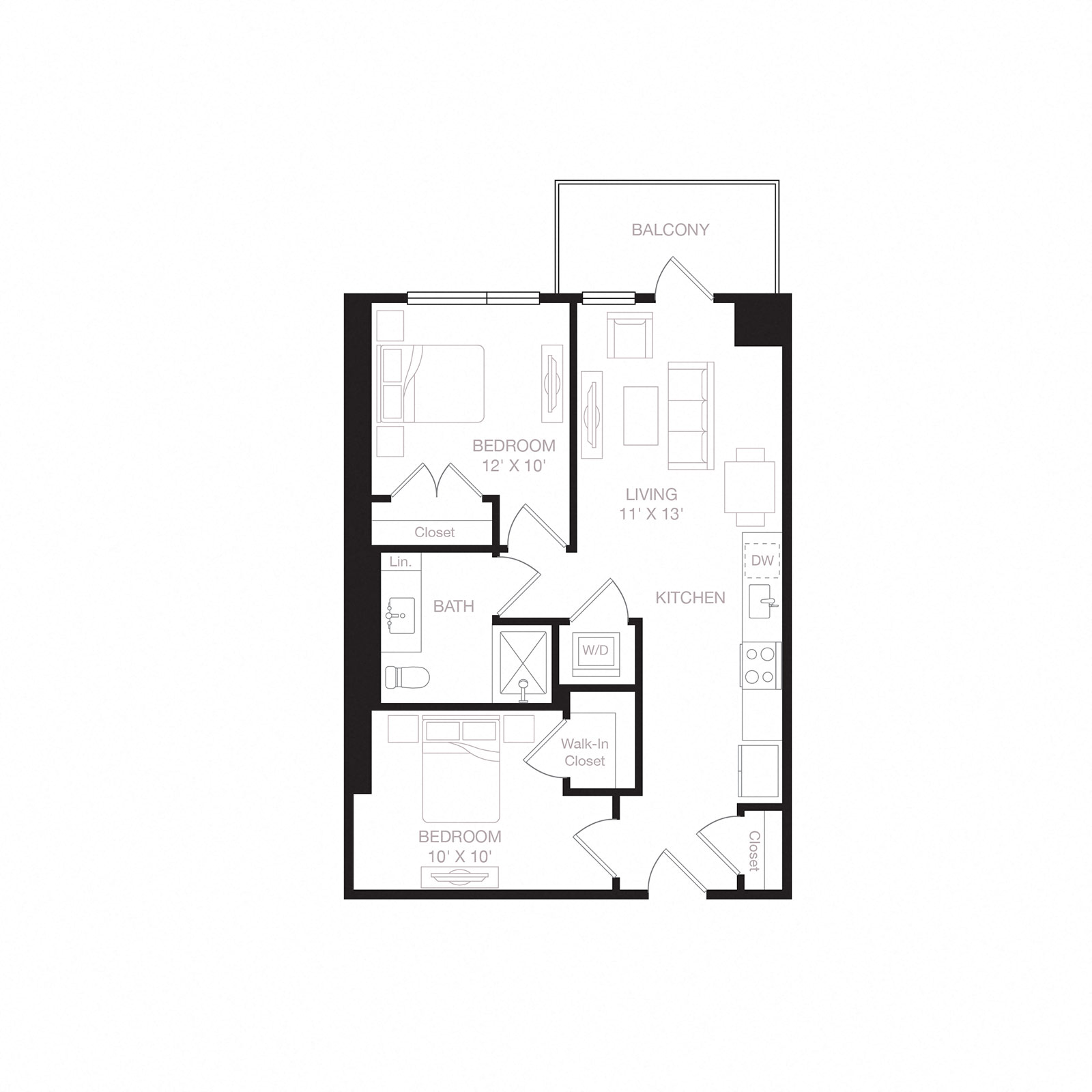 Floor plan layout diagram for A13