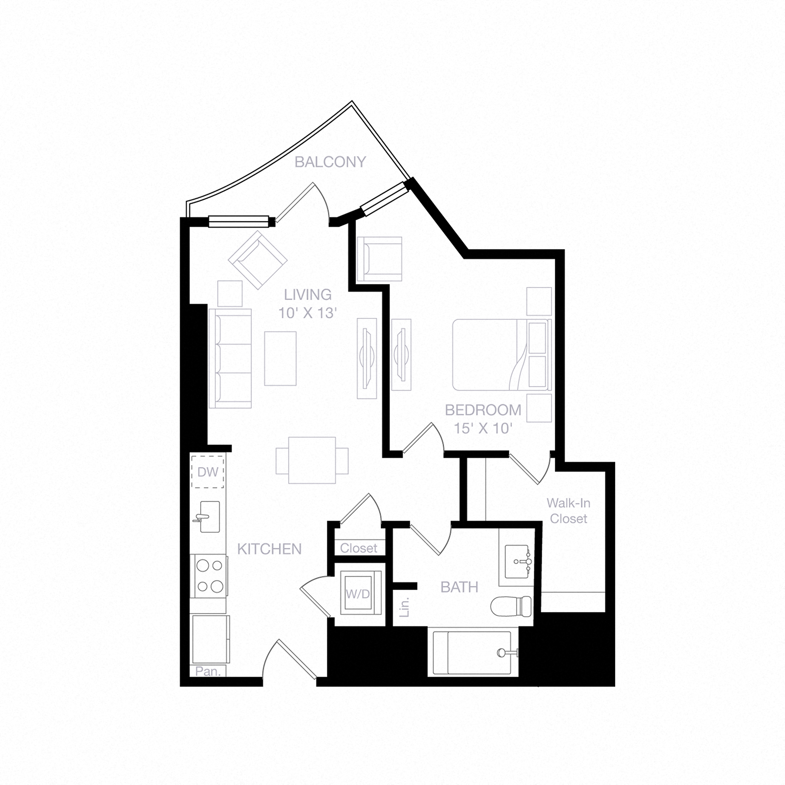 Floor plan layout diagram for A15