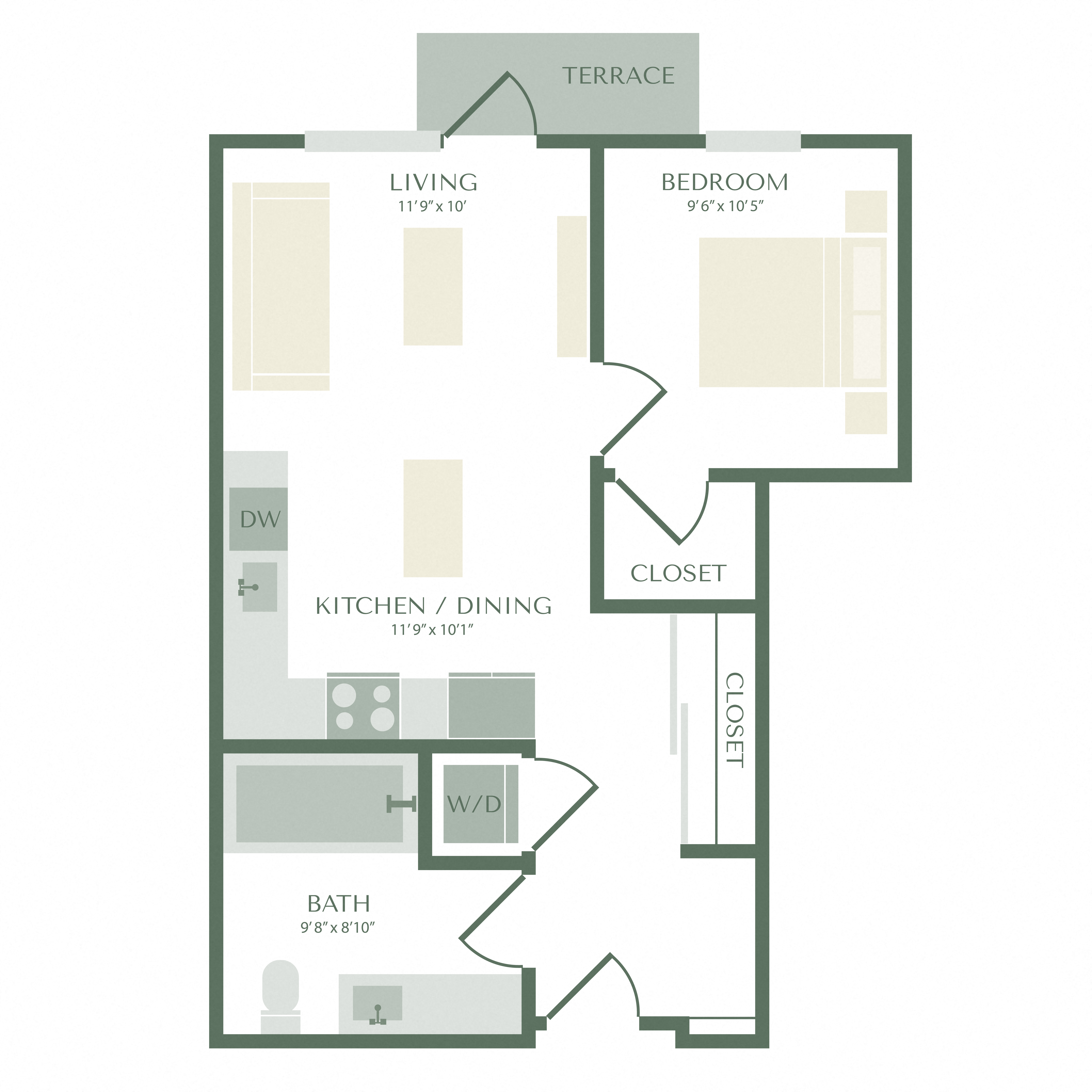Floor plan layout diagram for A2