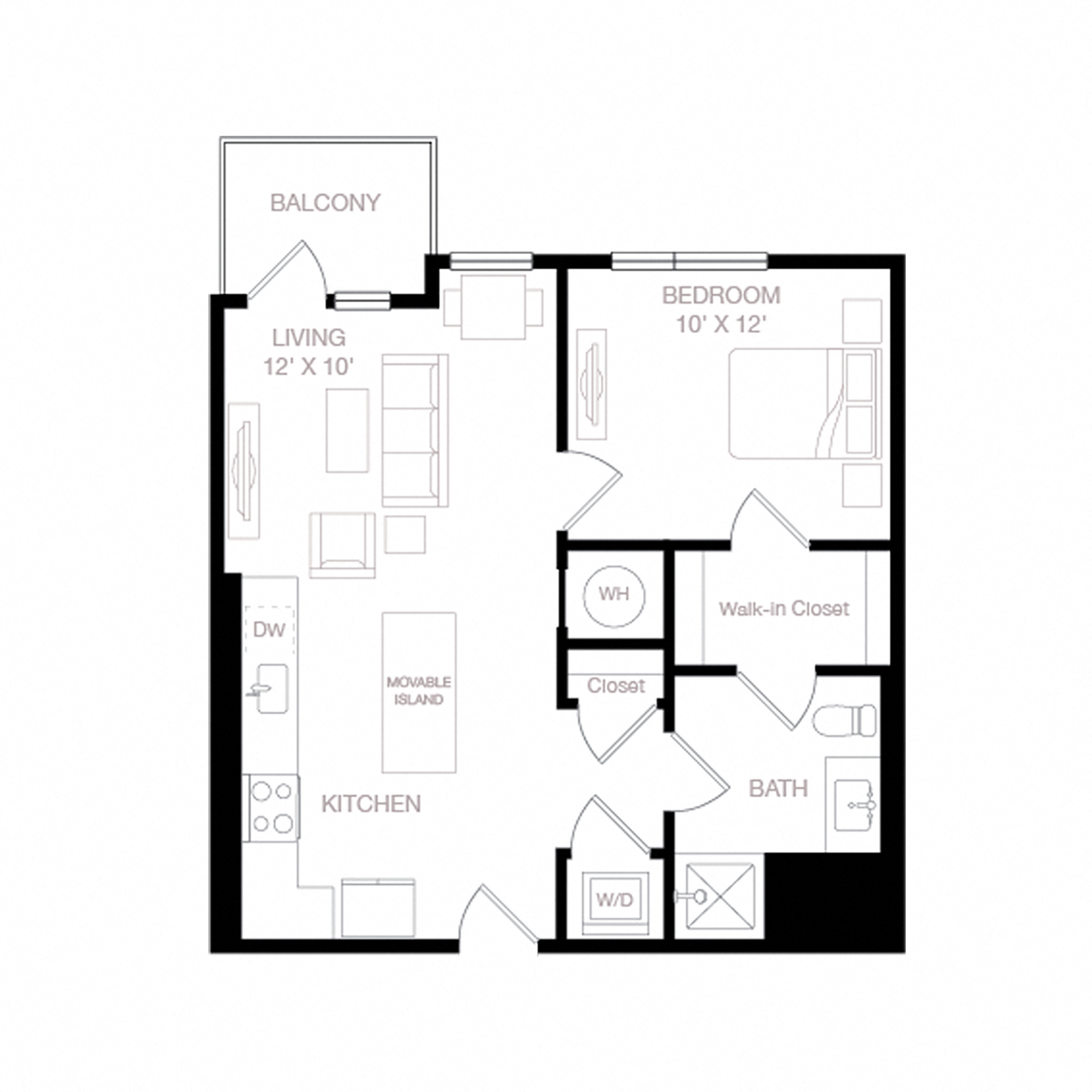 Floor plan layout diagram for A2