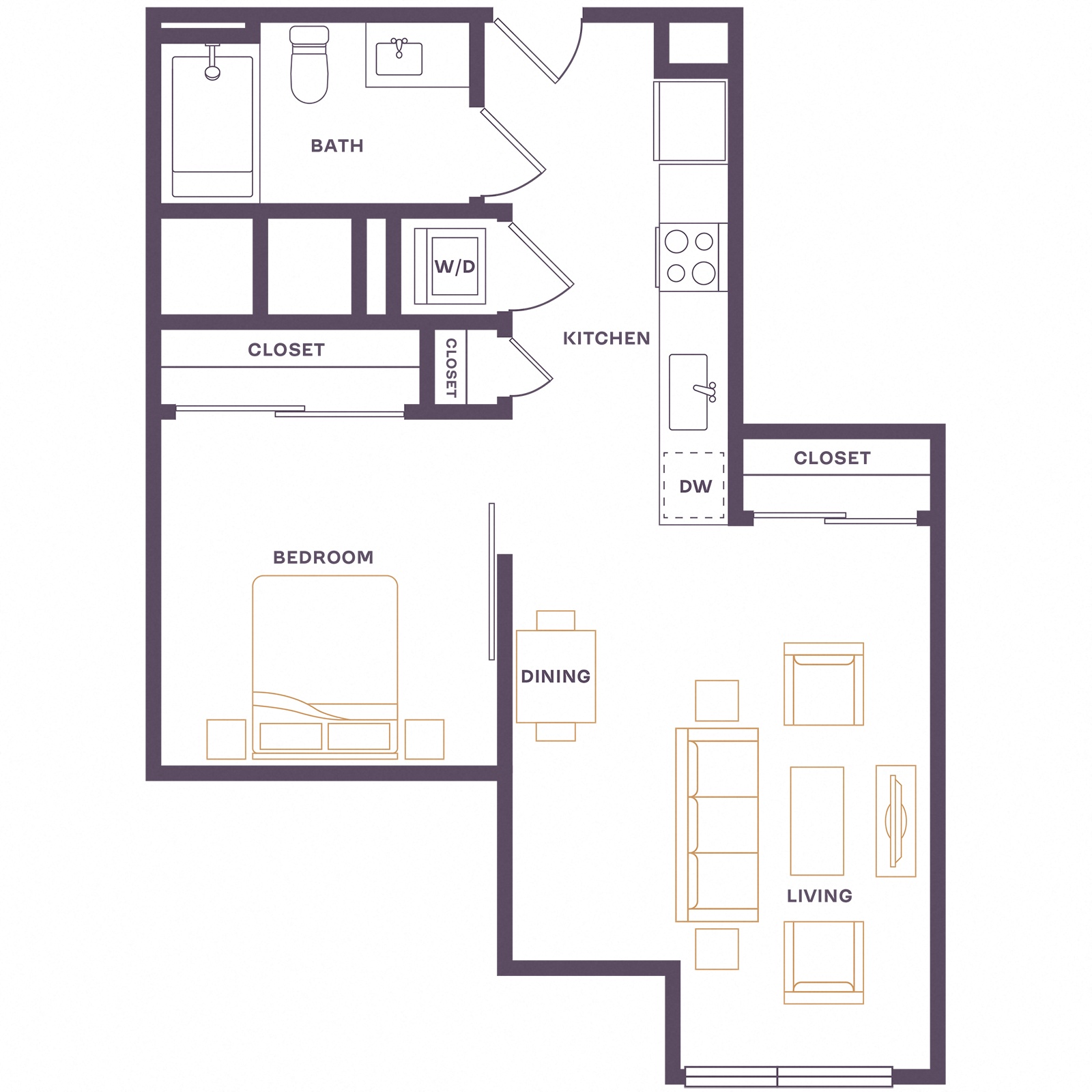 Floor plan layout diagram for A3