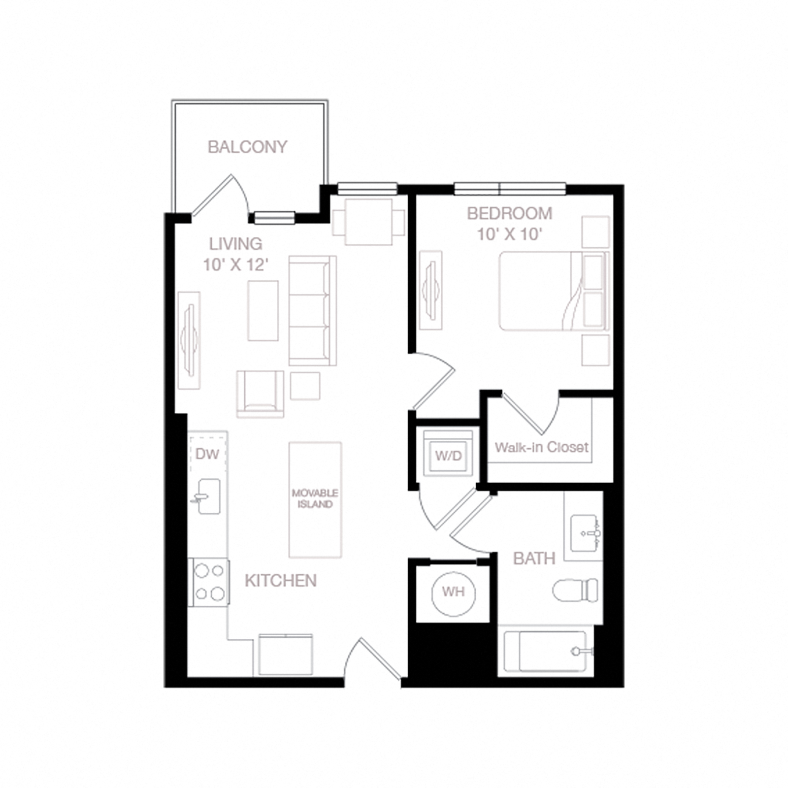 Floor plan layout diagram for A3