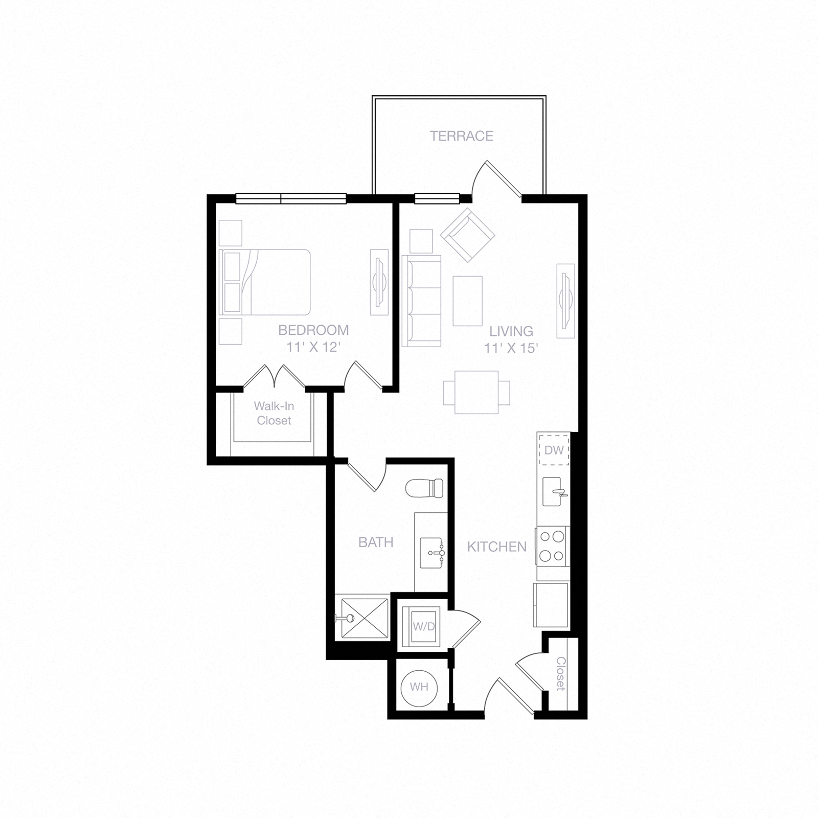 Floor plan layout diagram for A5