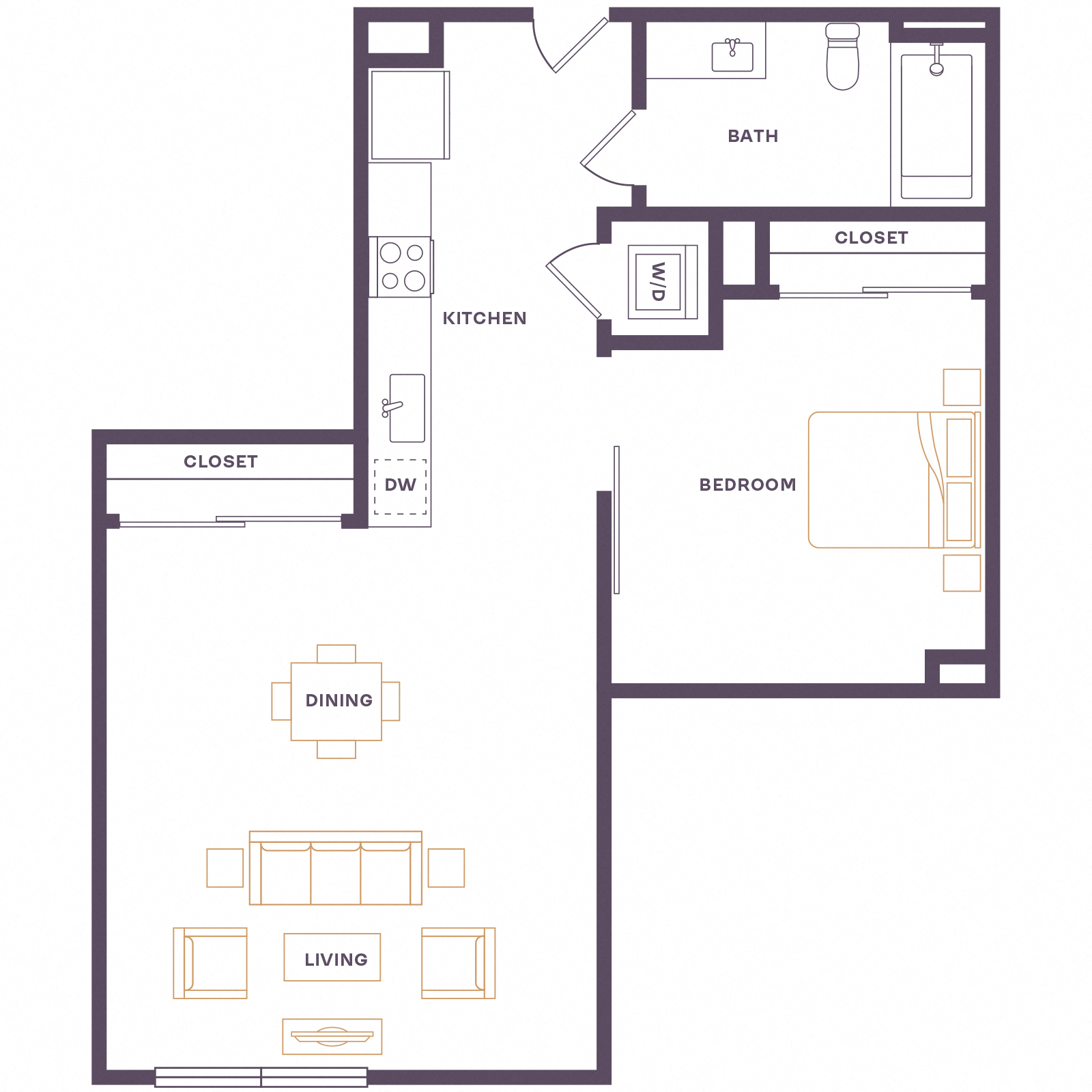 Floor plan layout diagram for A7