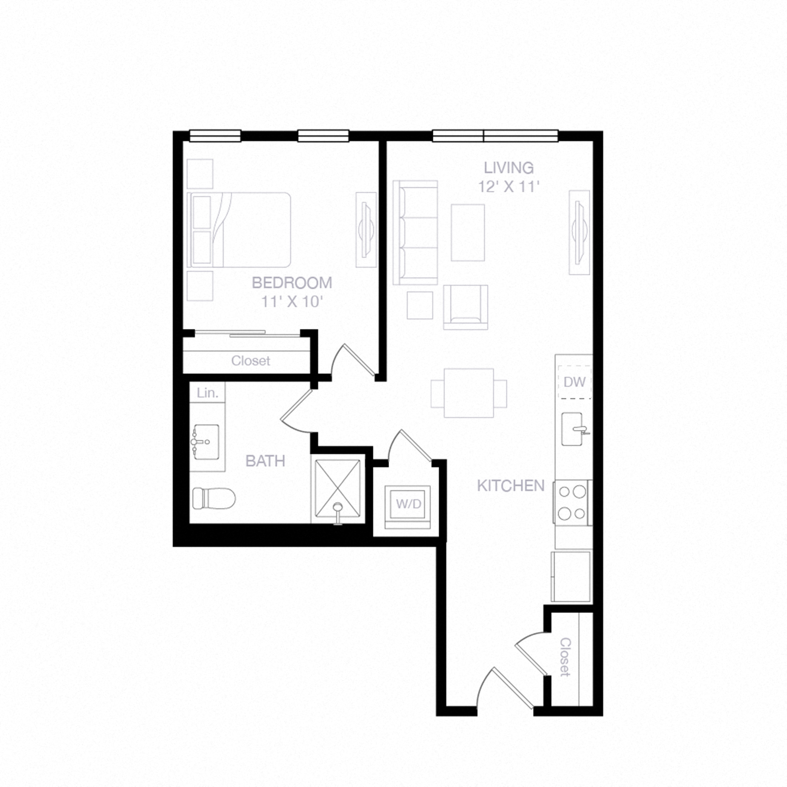 Floor plan layout diagram for A9