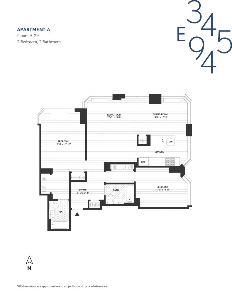 Floor plan layout diagram for A9-29