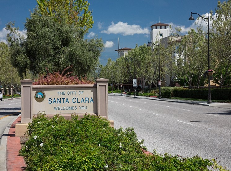 city of santa clara welcoming sign