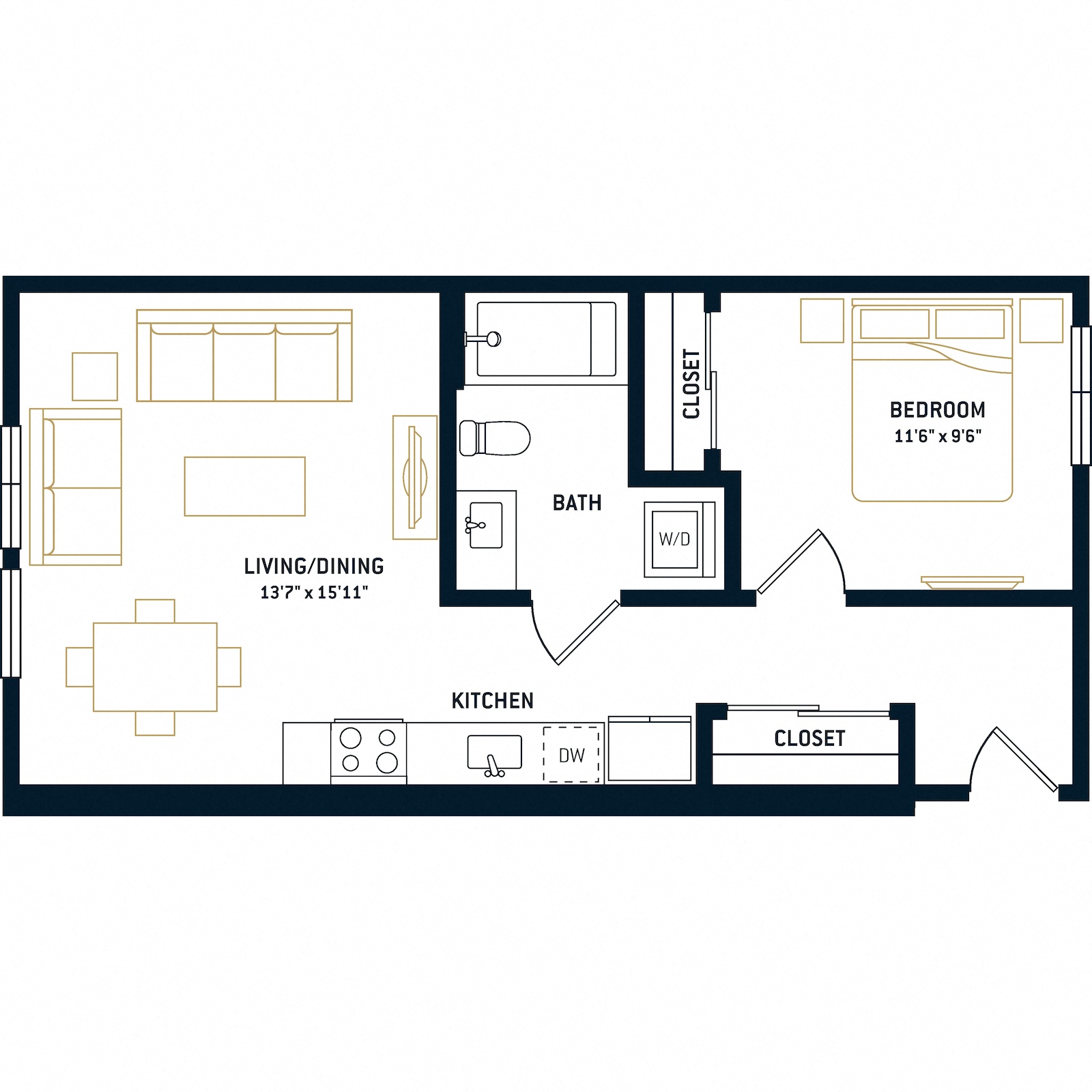 Floor plan layout diagram for A7