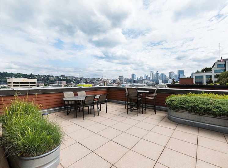 apartment resident rooftop lounge
